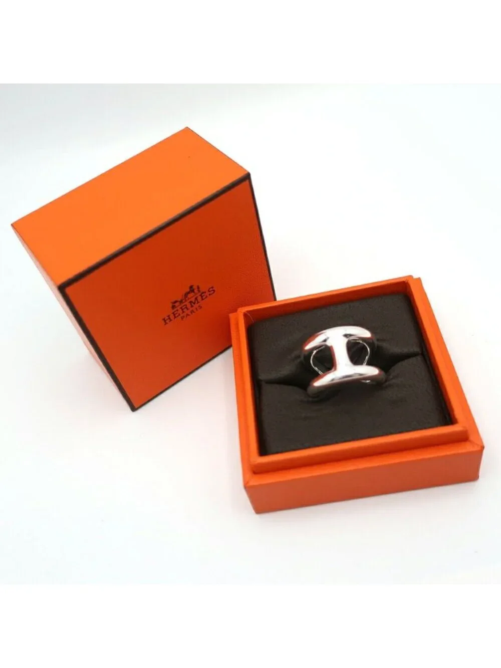 Hermes Heaven Osmose GM Ring Silver